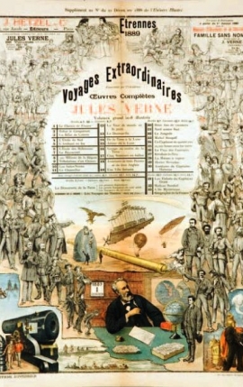 VOYAGES EXTRAORDINAIRES ŒUVRES COMPLETES DE JULES VERNE ETRENNES 1889
