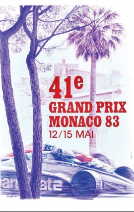41ème GRAND PRIX DE MONACO 1983 12/15 MAI