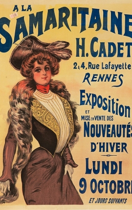 A LA SAMARITAINE H. CADET – RENNES EXPOSITION ET MISE EN VENTE DES NOUVEAUTES D’HIVER