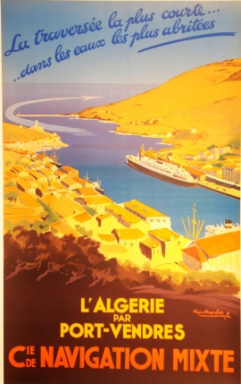 L’ALGERIE PAR PORT-VENDRES CIE DE NAVIGATION MIXTE