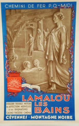 LAMALOU LES BAINS CHEMINS DE FER P.O – MIDI