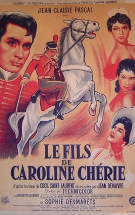 LE FILS DE CAROLINE CHERIE avec Jean-Claude PASCAL, Brigitte BARDOT, Sophie DESMARETS