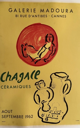 CHAGALL CERAMIQUES GALERIE MADOURA – CANNES