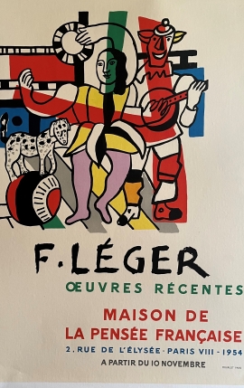 FERNAND LEGER OEUVRES RECENTES MAISON DE LA PENSEE FRANCAISE